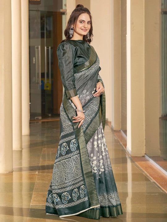 Royal Drape: Handloom Woven Pattu Silk Saree