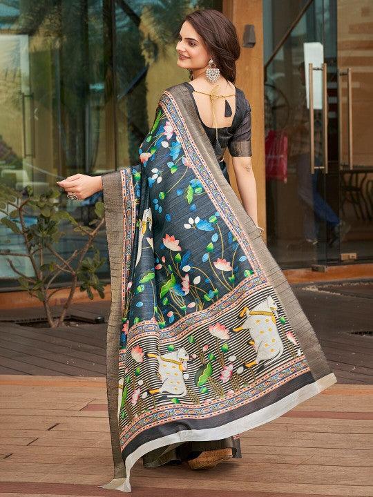 Regal Charm: Pure Handloom Pattu Soft Silk
