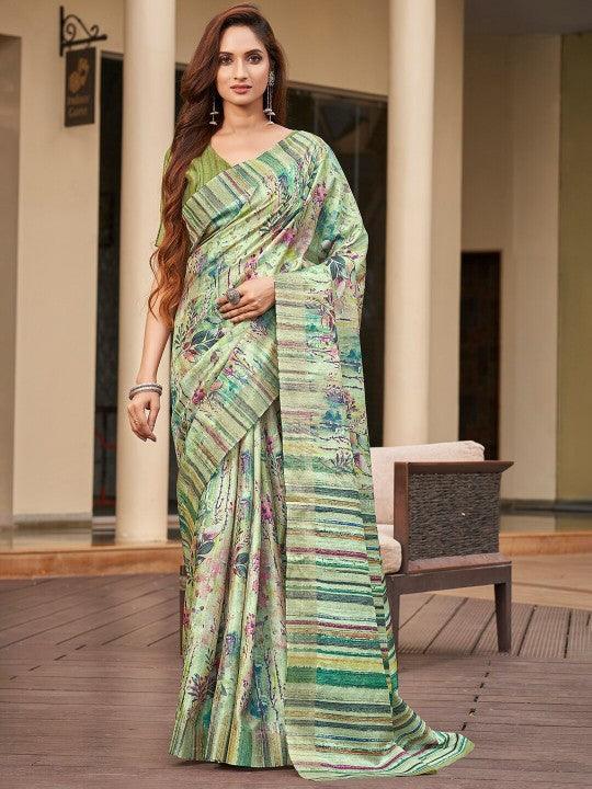 Heritage Glow: Handloom Pattu Soft Silk Elegance