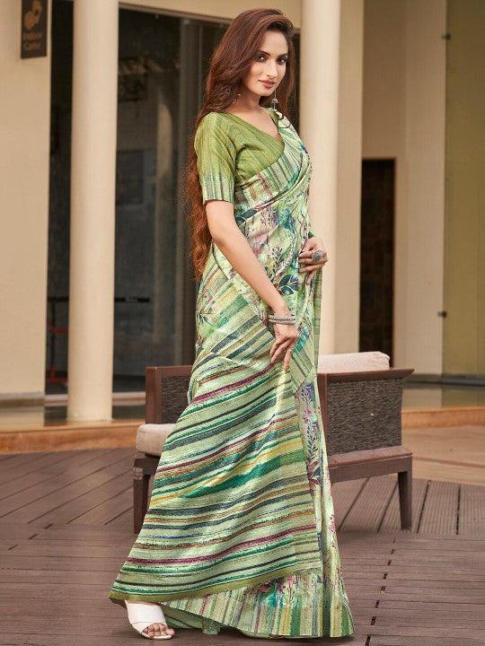Heritage Glow: Handloom Pattu Soft Silk Elegance