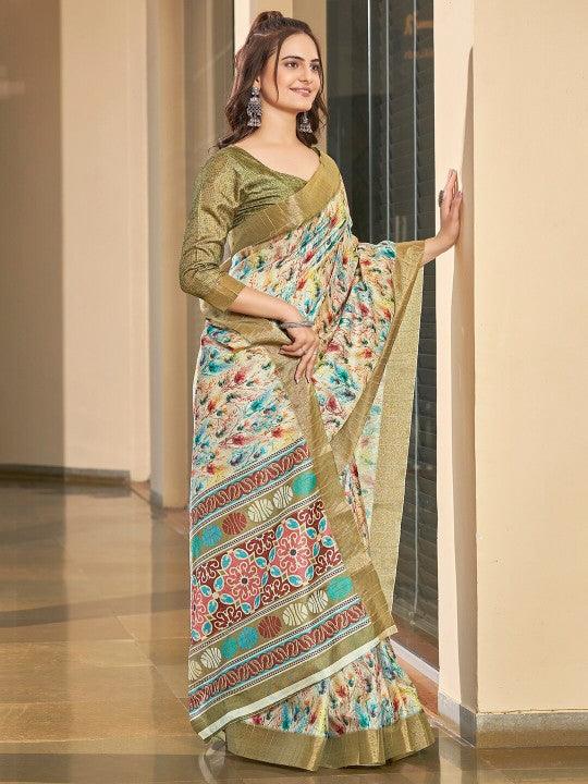 Graceful Weaves: Handloom Pattu Soft Silk Saree