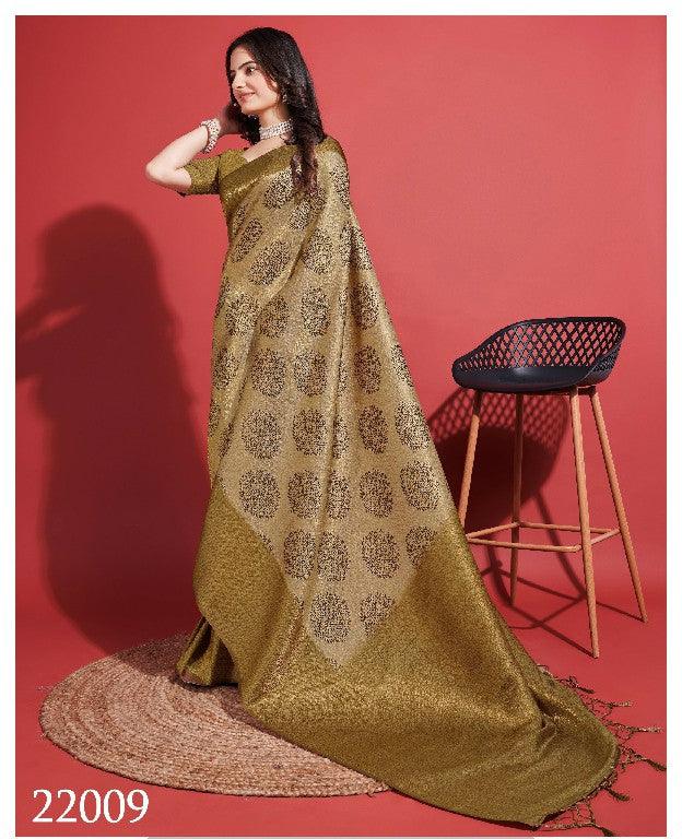 DIONNE Pure Kubera Pattu by Icultuers – Authentic Traditional Wear