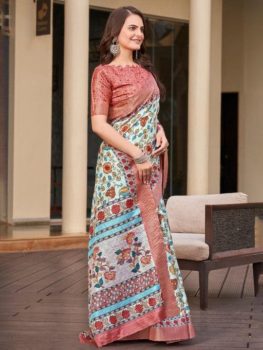Whispering Threads: Pure Art Pattu Soft Silk Saree