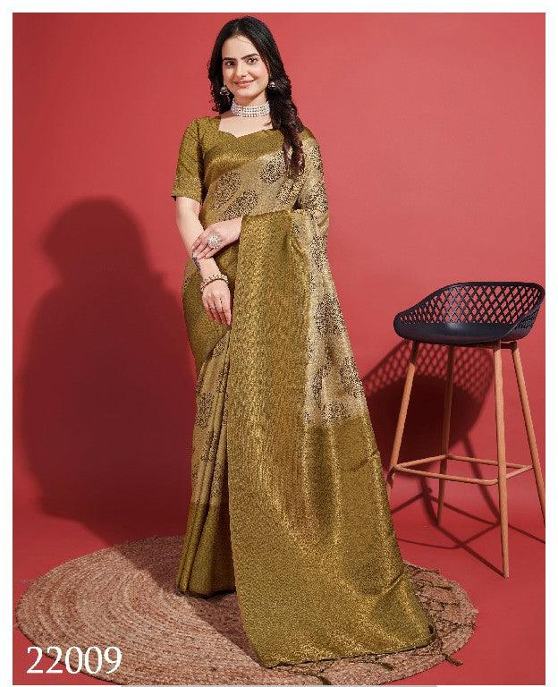 DIONNE Pure Kubera Pattu by Icultuers – Authentic Traditional Wear