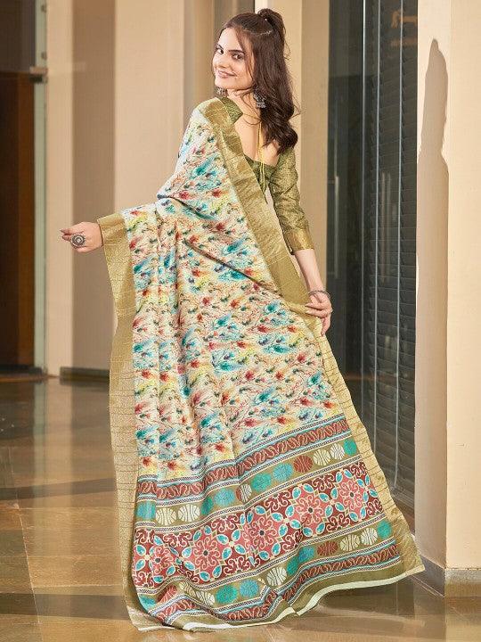 Graceful Weaves: Handloom Pattu Soft Silk Saree