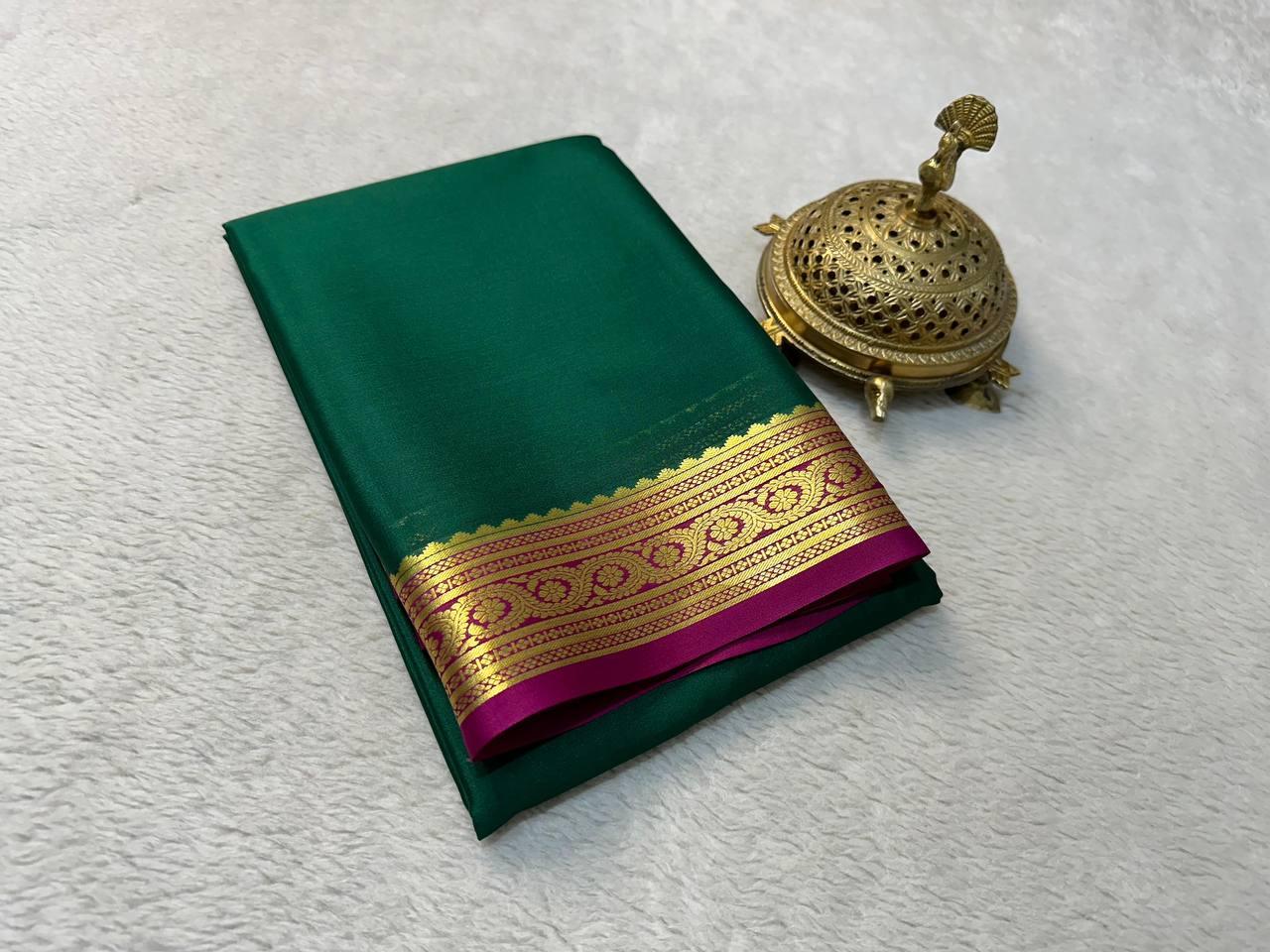 Opulent Traditions: Pure Mysore Silk by Icultuers for Every Occasion