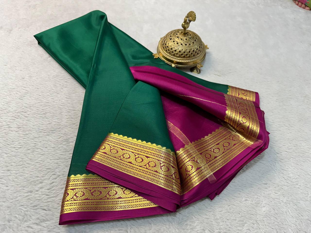 Opulent Traditions: Pure Mysore Silk by Icultuers for Every Occasion