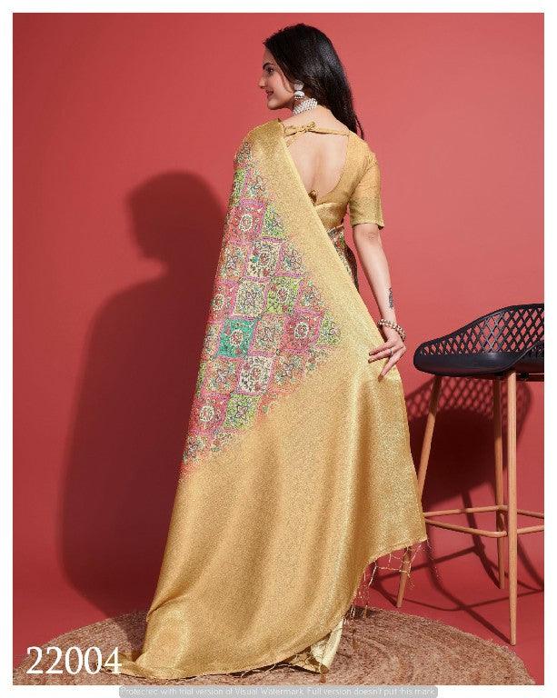 Pure Kubera Pattu Saree by DIONNE – Elegant & Timeless
