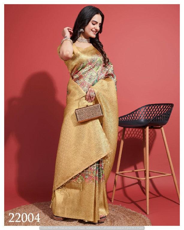 Pure Kubera Pattu Saree by DIONNE – Elegant & Timeless