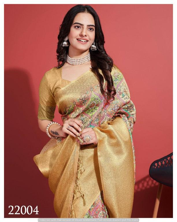 Pure Kubera Pattu Saree by DIONNE – Elegant & Timeless