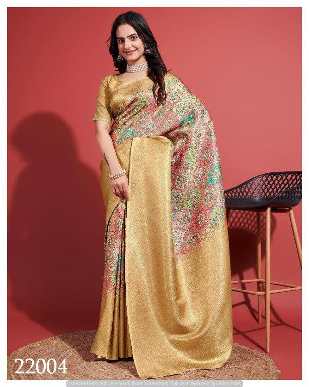 Pure Kubera Pattu Saree by DIONNE – Elegant & Timeless