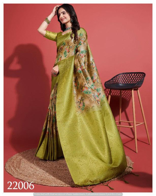 Buy DIONNE Kubera Pattu Pattern Sarees – Royal Silk Touch