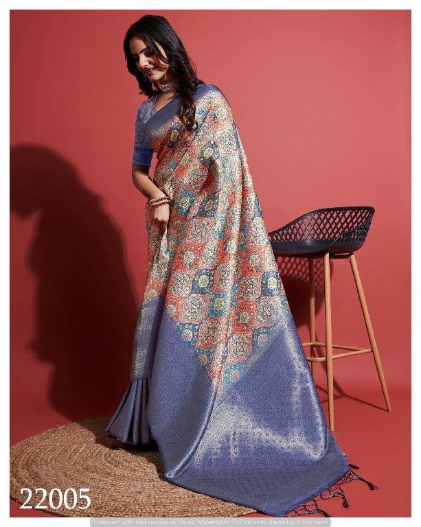 DIONNE Kubera Pattu Saree – South Indian Royal Collection
