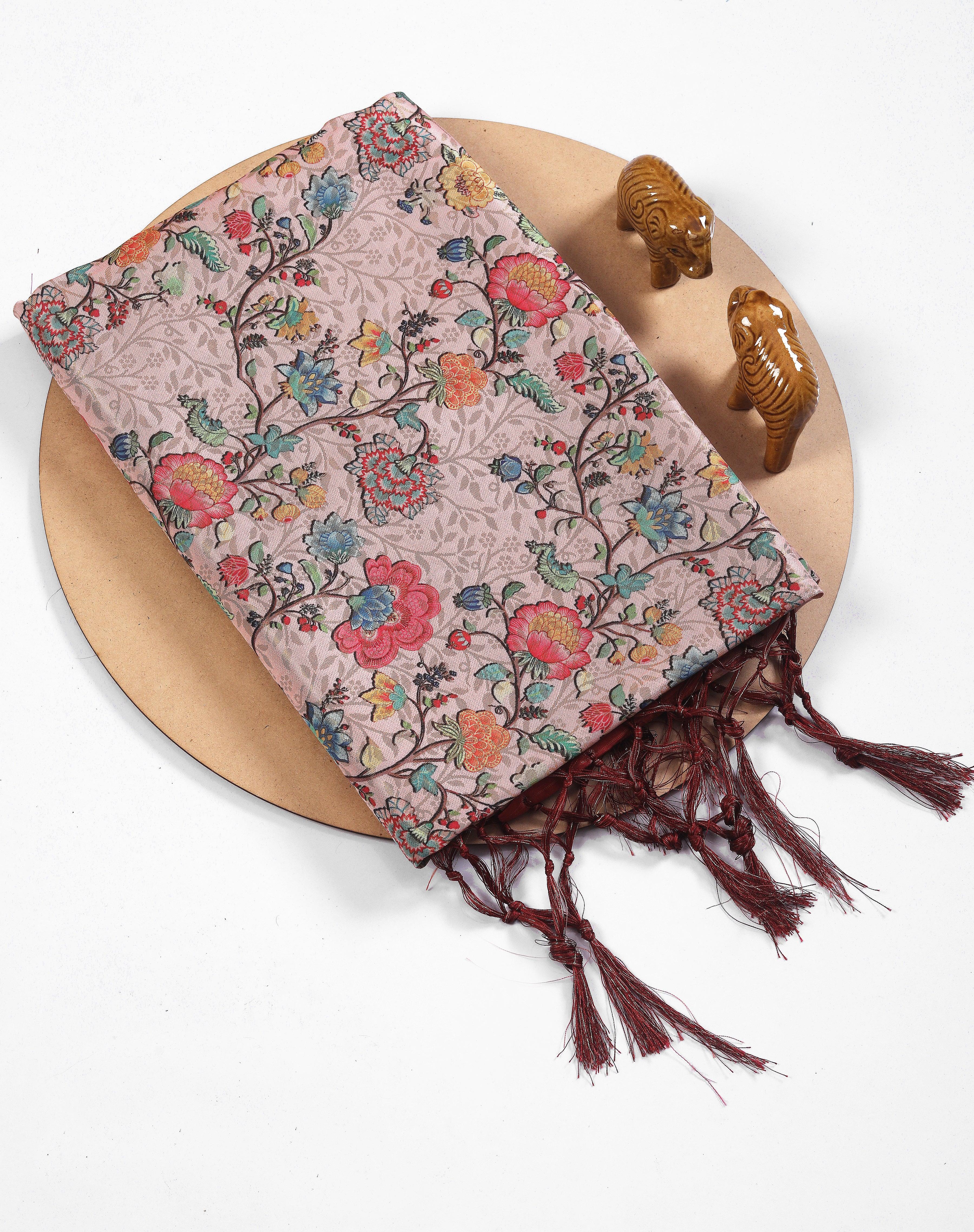 Digital soft silk printed sarees combine elegance with modern printing techniques
