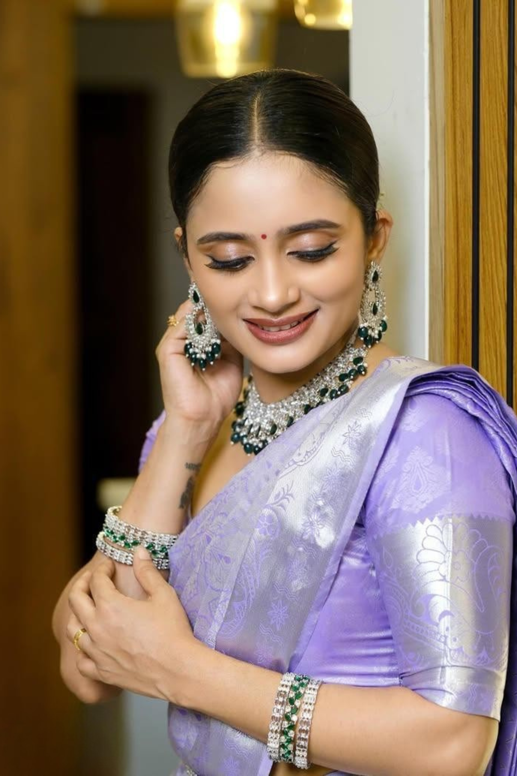 icultural Soft Silk Saree with Silver Zari Weaving