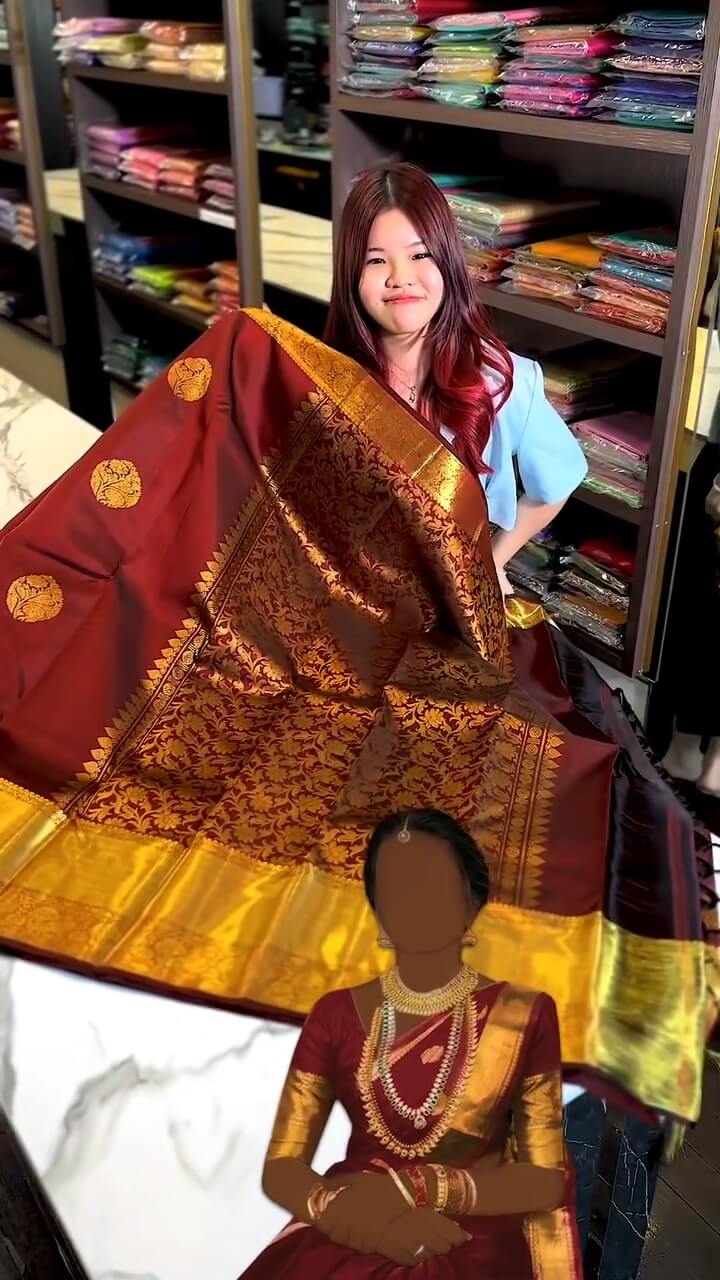 Moiety icultural Soft Banarasi Silk Saree With Traditional Blouse Piece