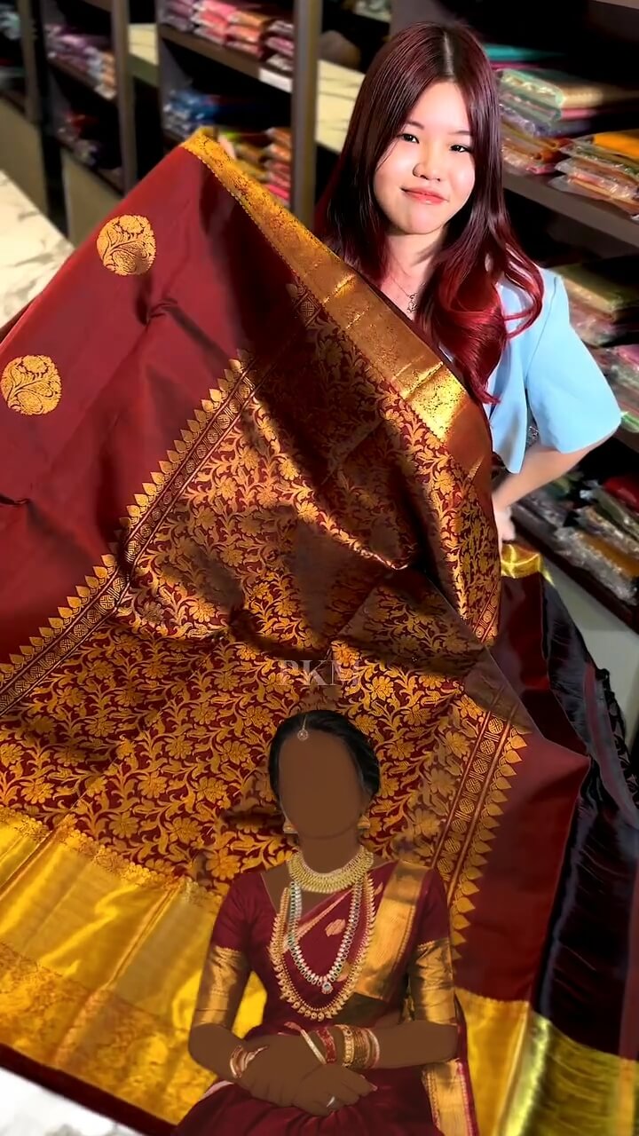 Moiety icultural Soft Banarasi Silk Saree With Traditional Blouse Piece