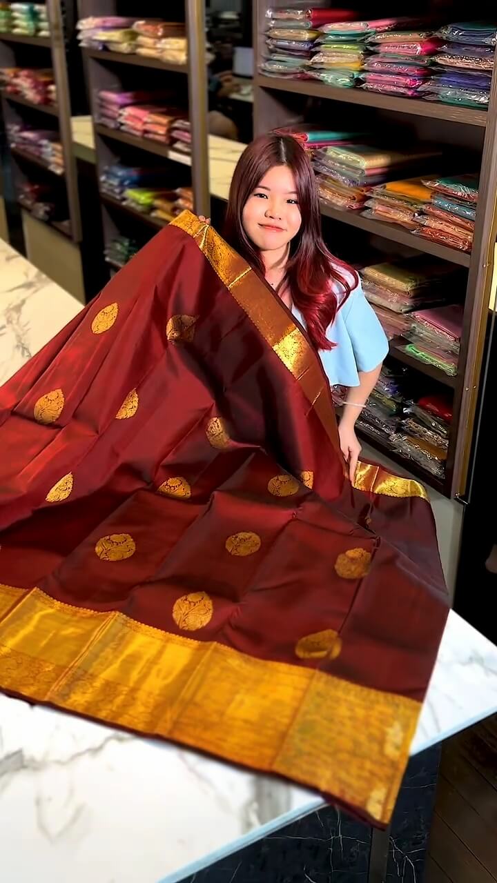 Moiety icultural Soft Banarasi Silk Saree With Traditional Blouse Piece