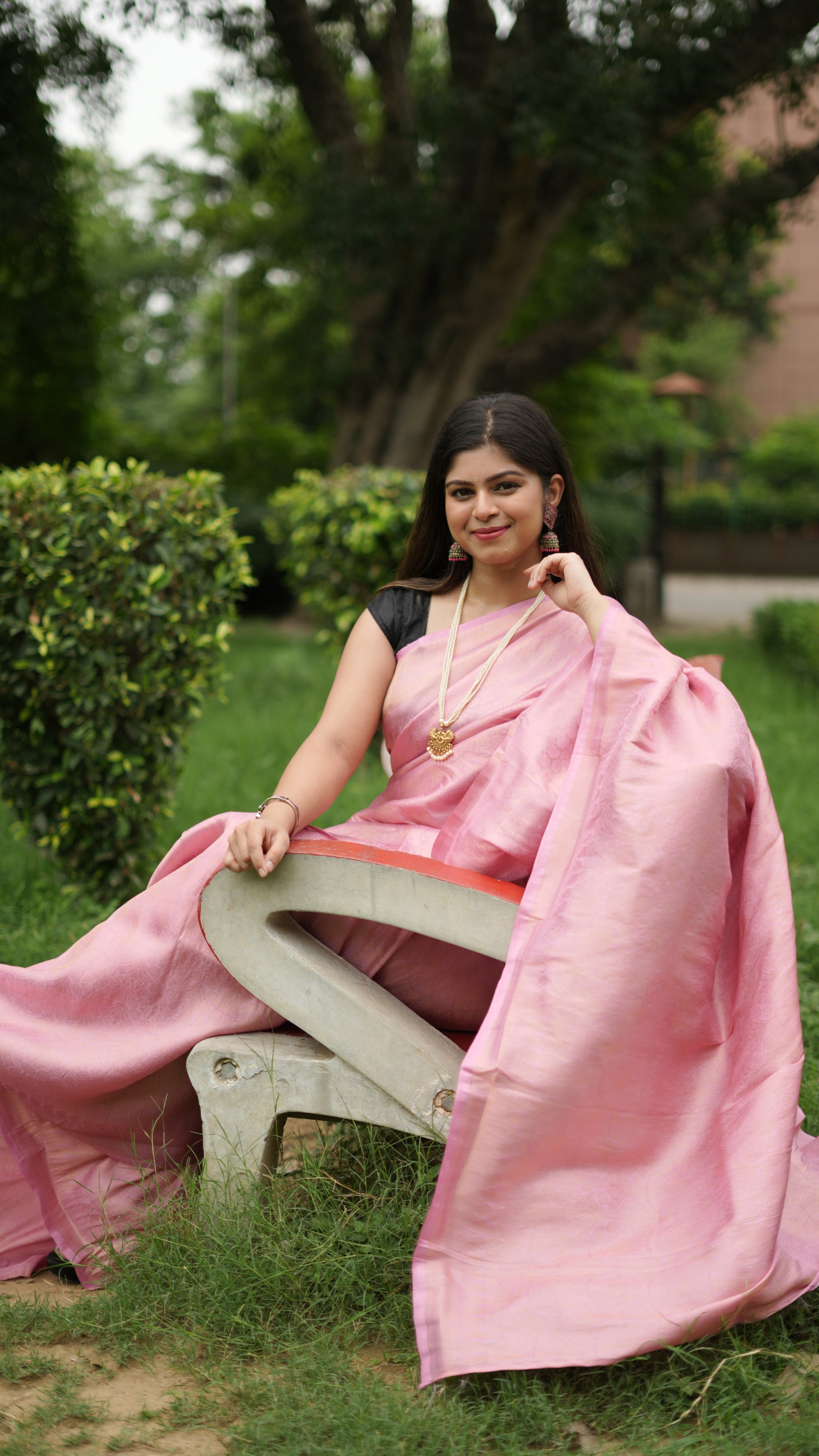 Drape Yourself in Heritage: Pure Brocade Silk by Icultuers