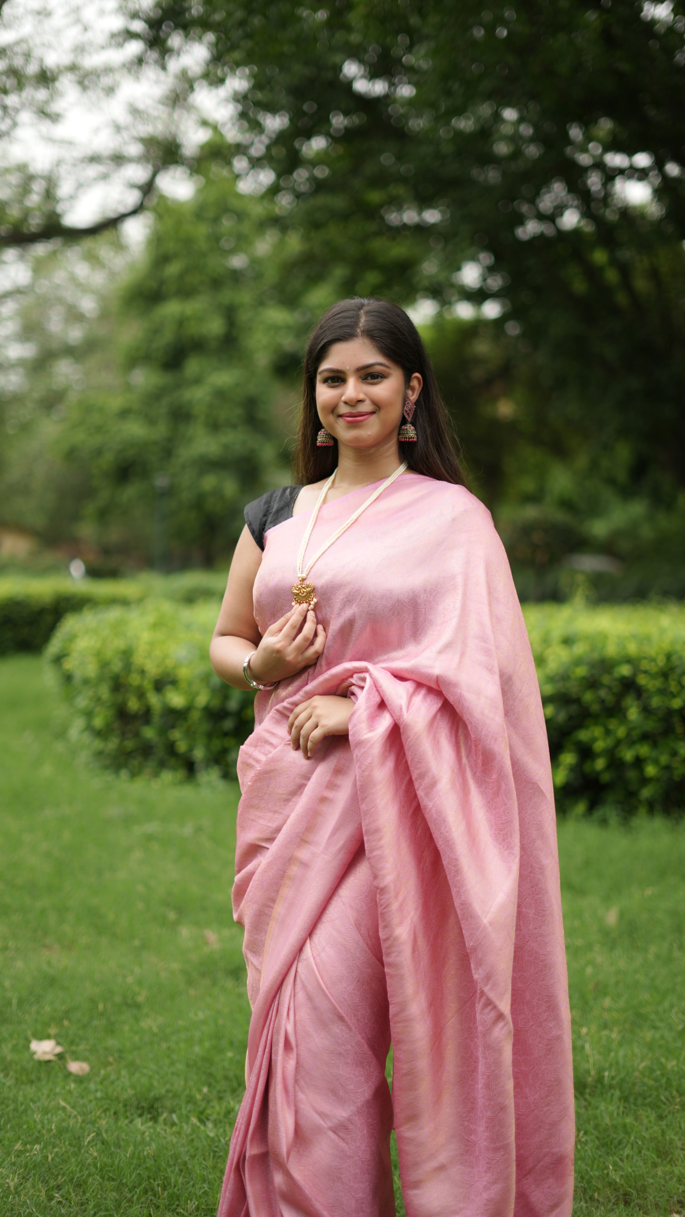 Drape Yourself in Heritage: Pure Brocade Silk by Icultuers