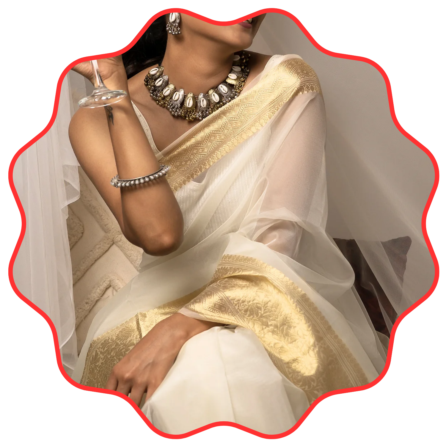 Organza Saree