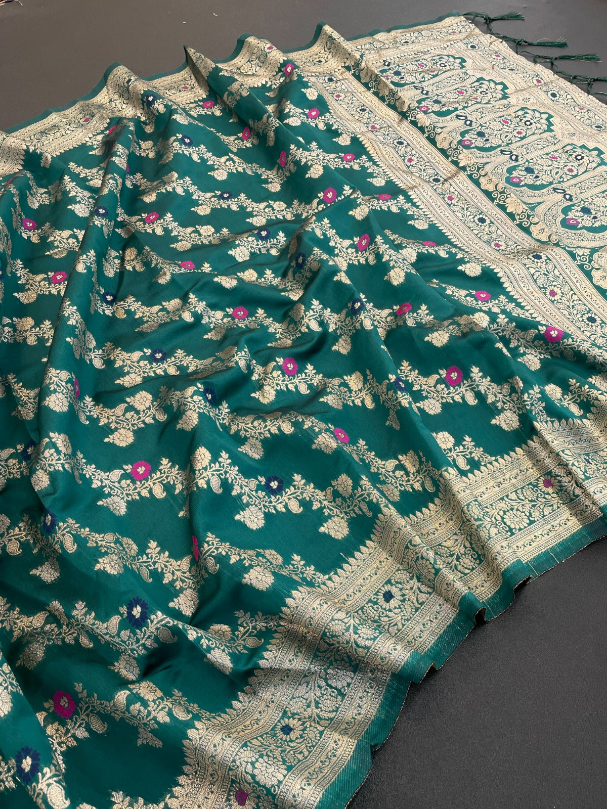 Premium Soft Silk Banarasi by Icultuer for Festive Occasions