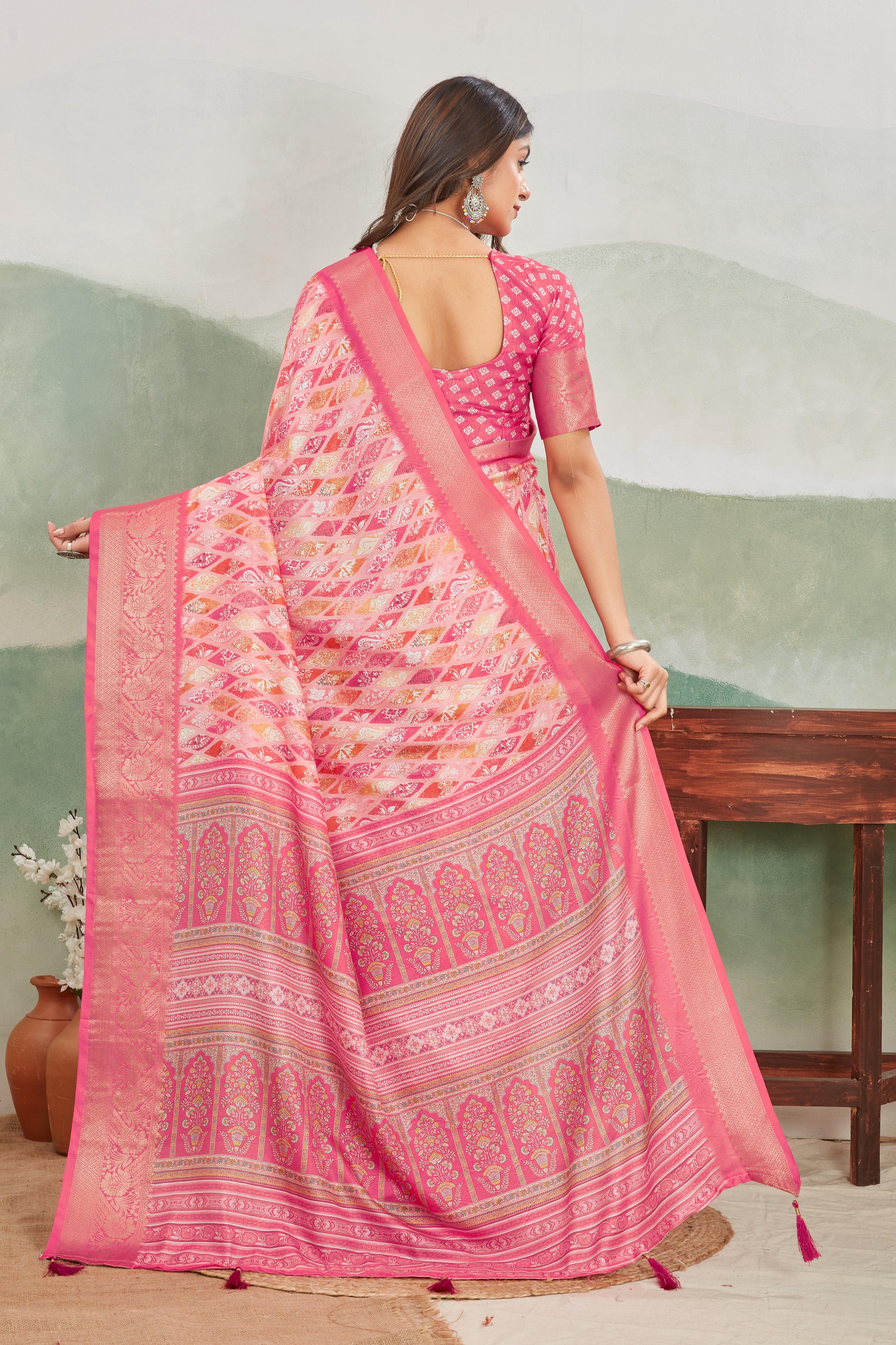 Elegant & Exclusive Viscose Khaadi Jute Sarees in Soft Silk Fabric