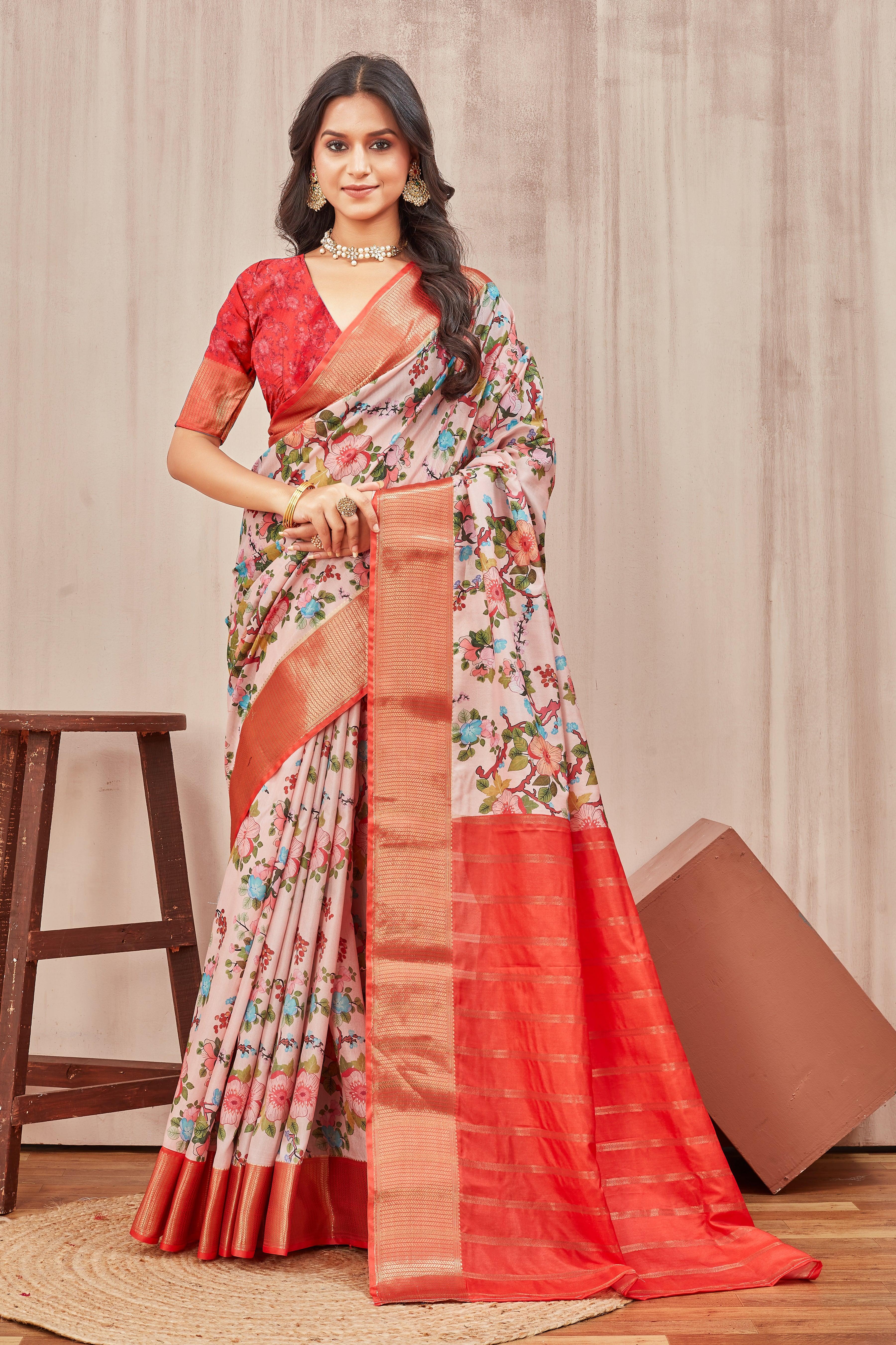 Digital mordern printed soft silk by Icultuers
