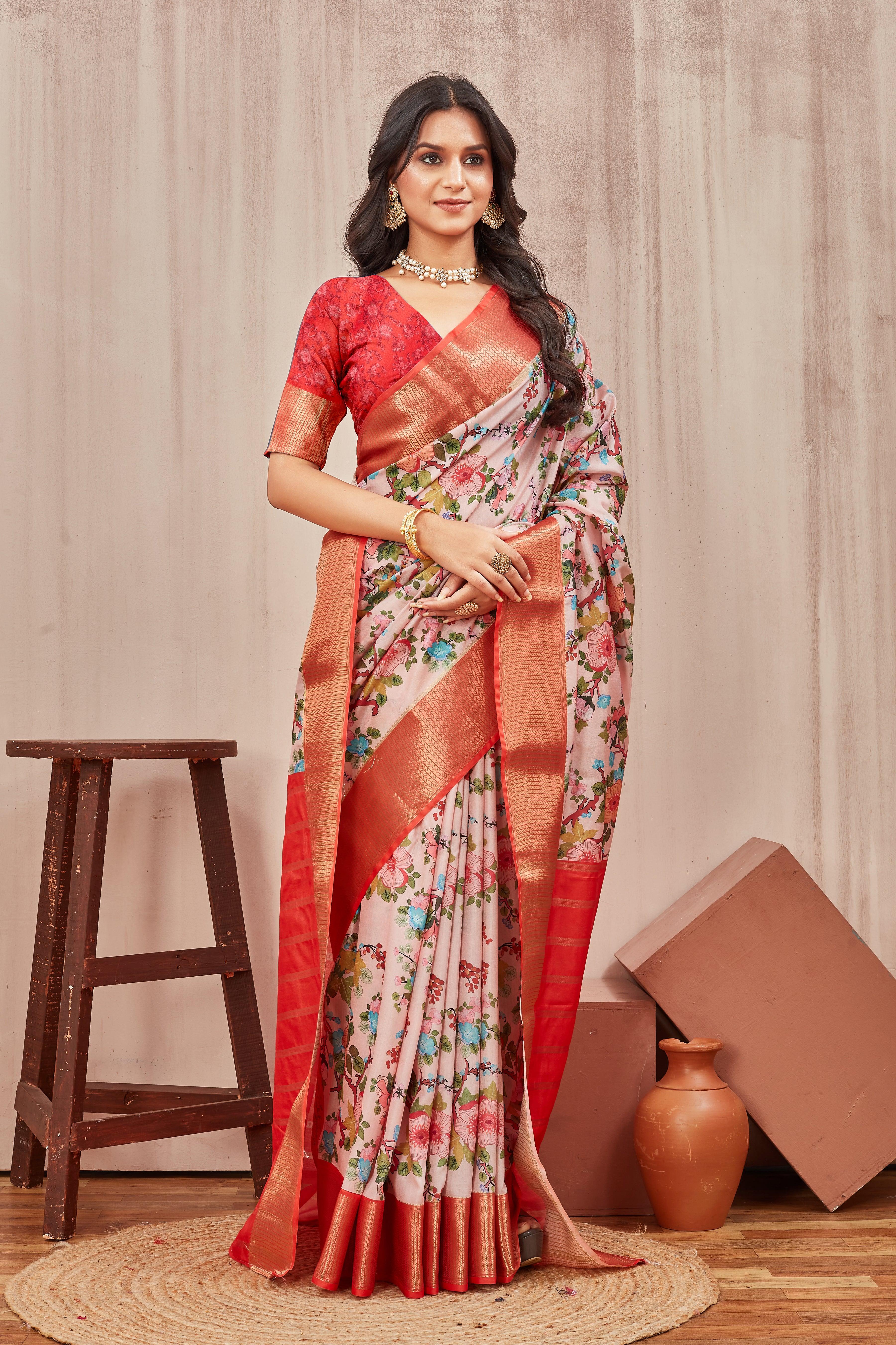 Digital mordern printed soft silk by Icultuers