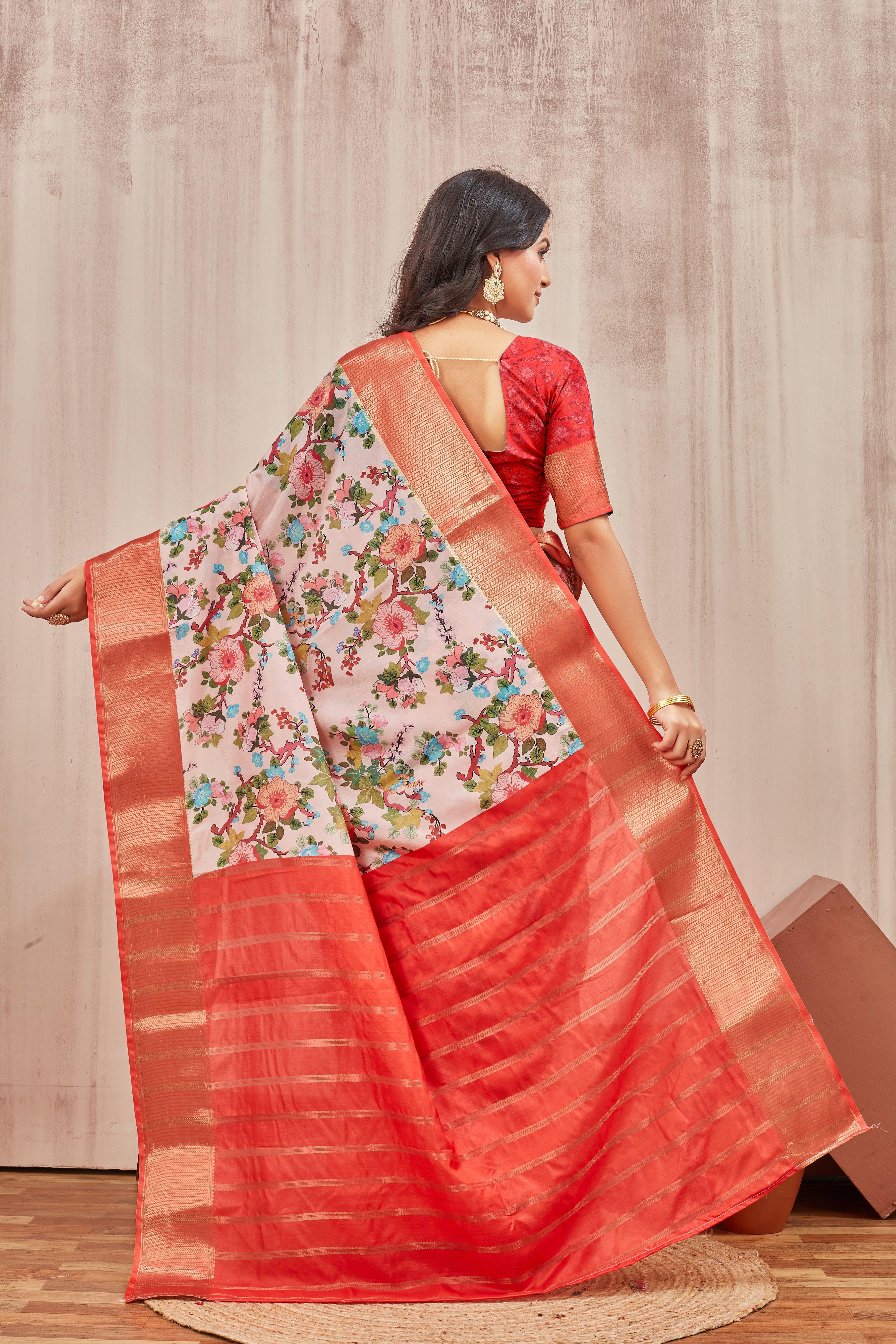 Digital mordern printed soft silk by Icultuers