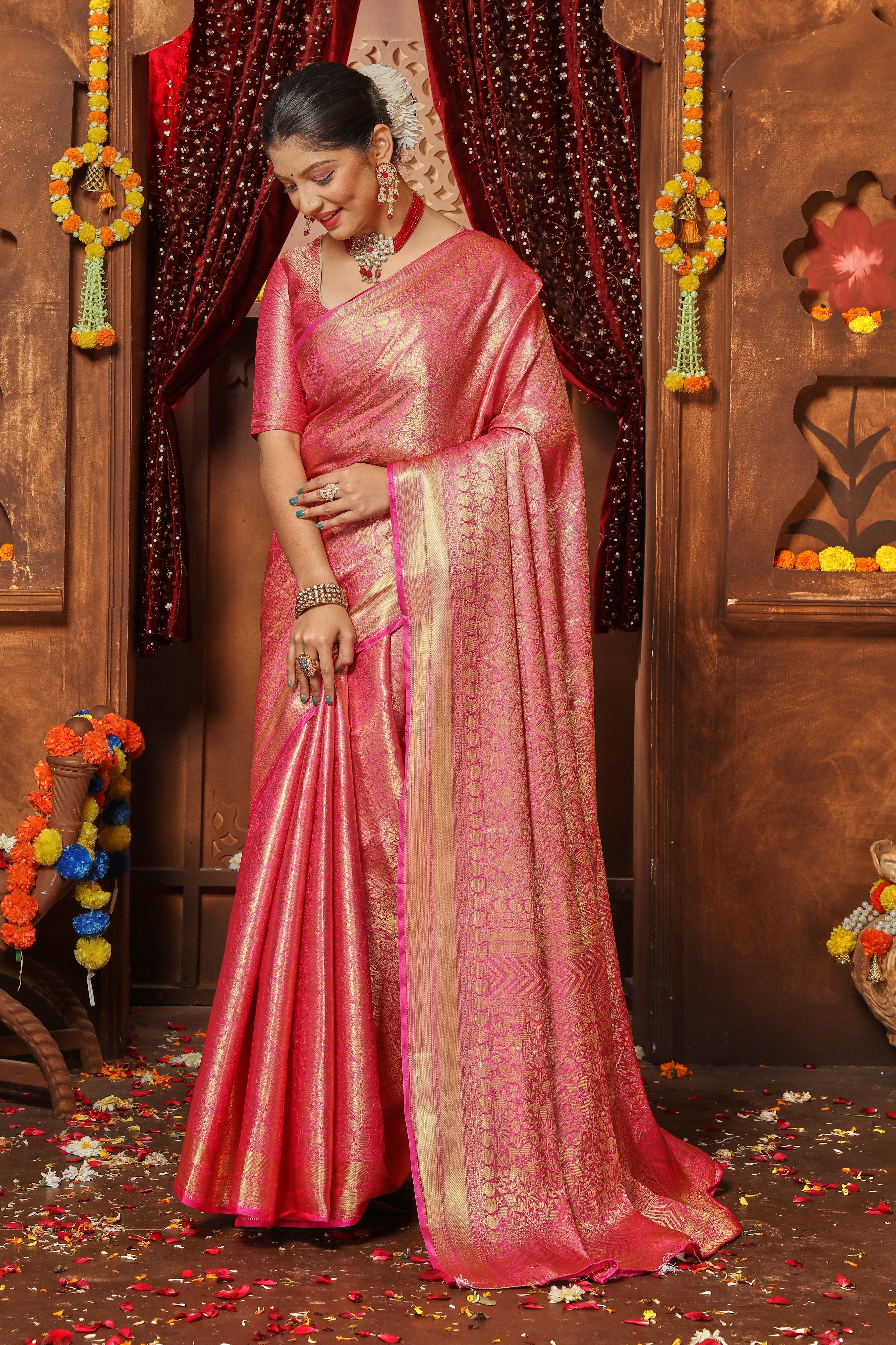 Opulent Silk Saris: Crafted for Timeless Grace
