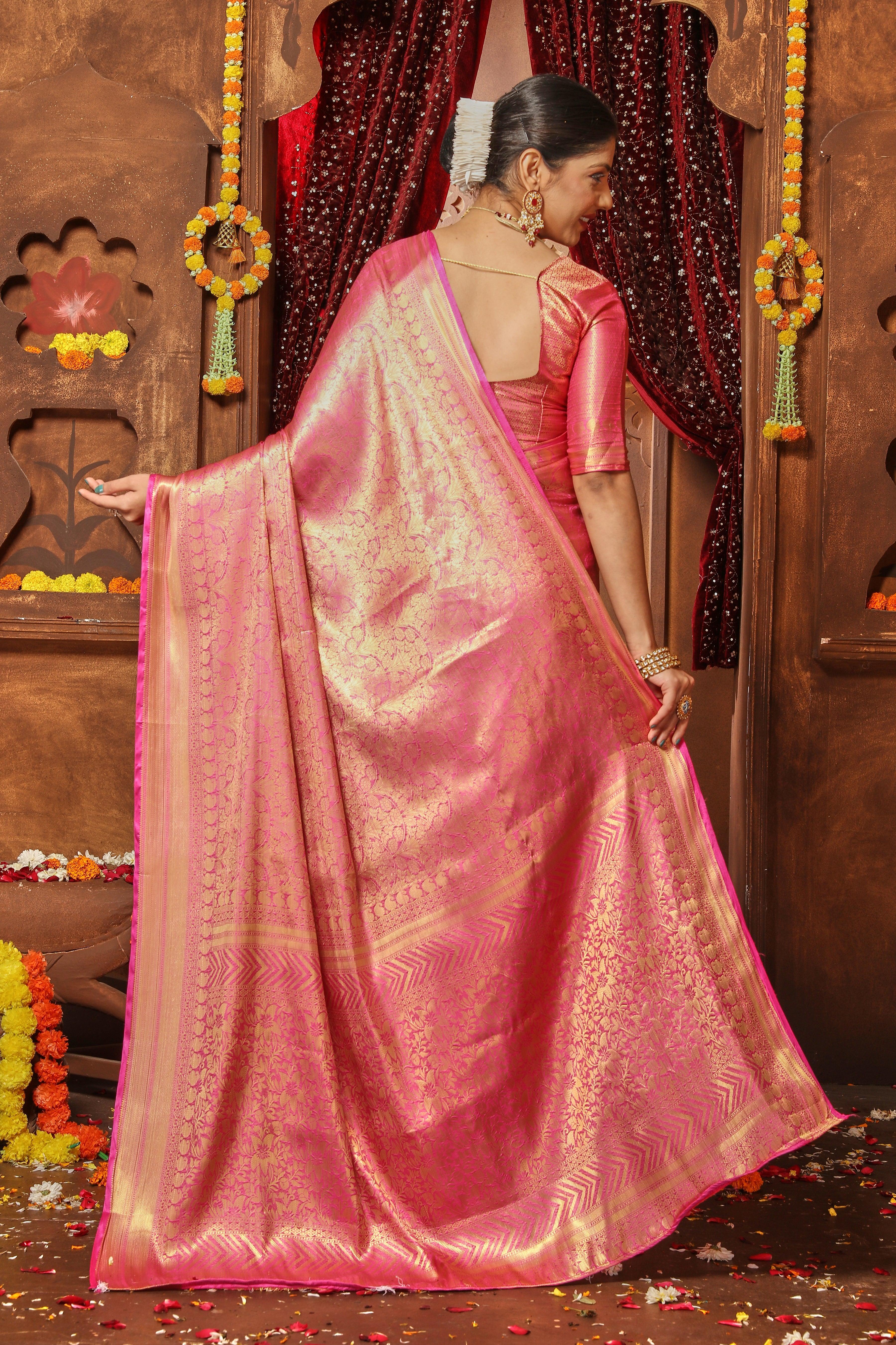 Opulent Silk Saris: Crafted for Timeless Grace