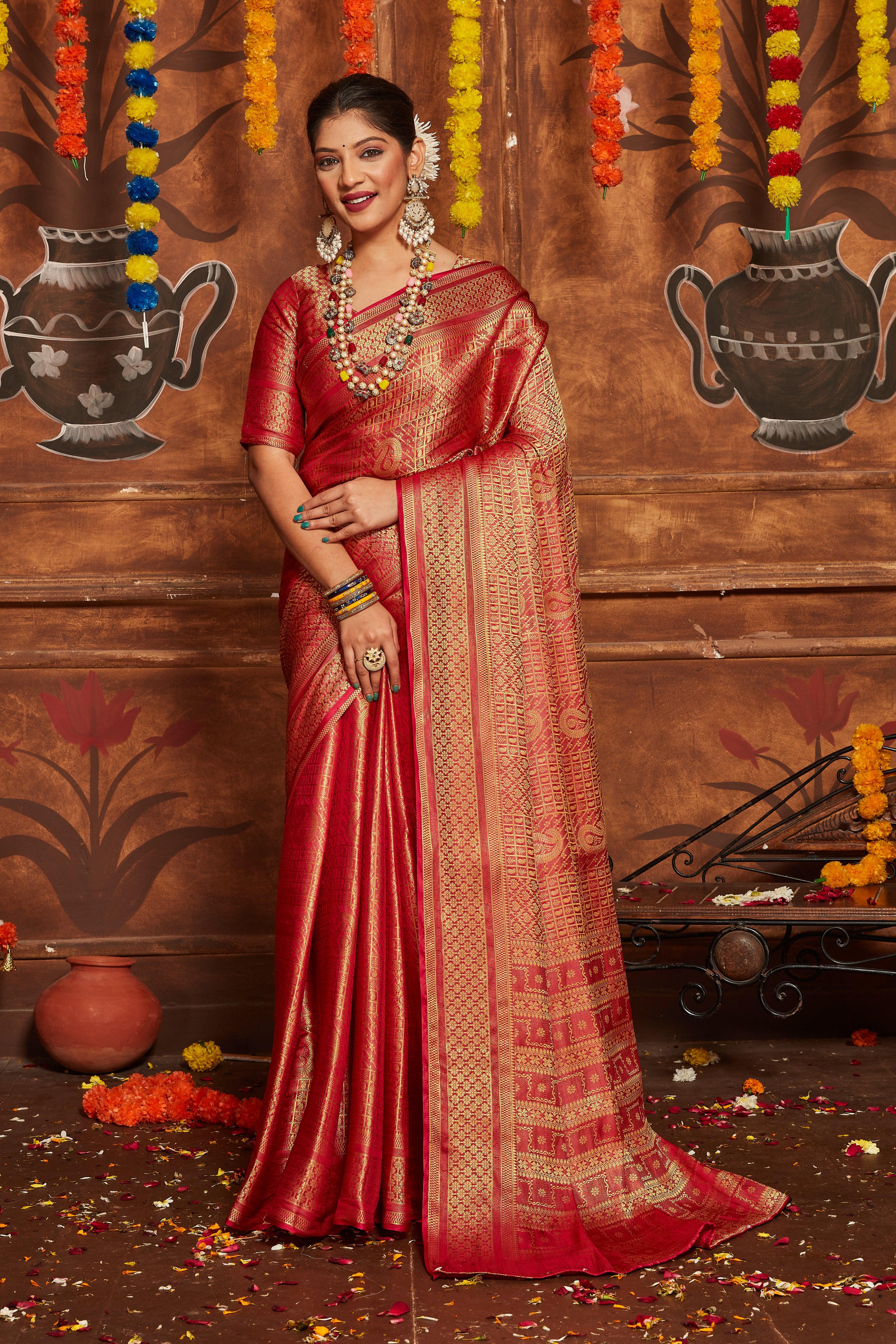 Sophisticated Silks: A Blend of Tradition and Glamour