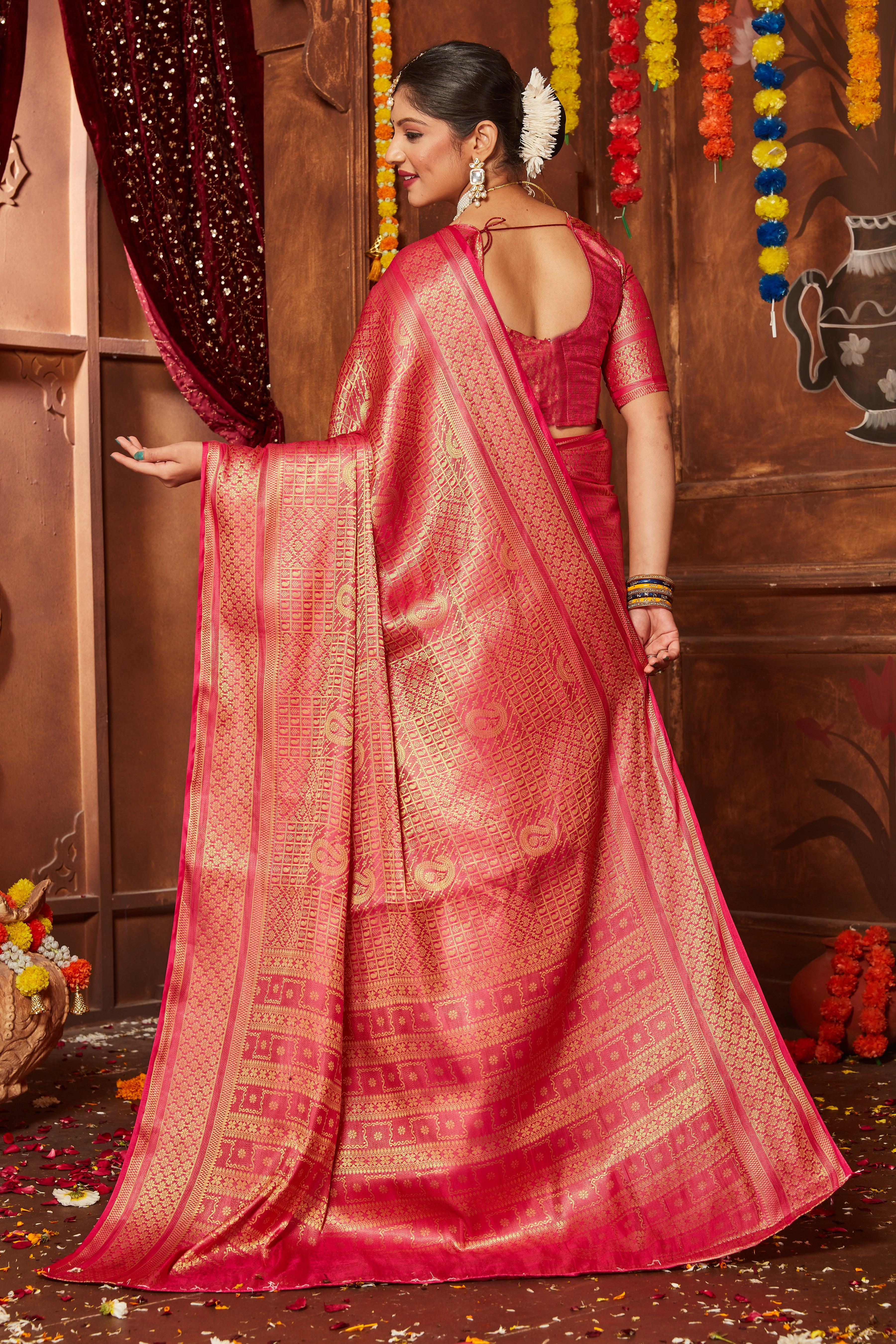 Draped in Opulence: Timeless Silk Elegance