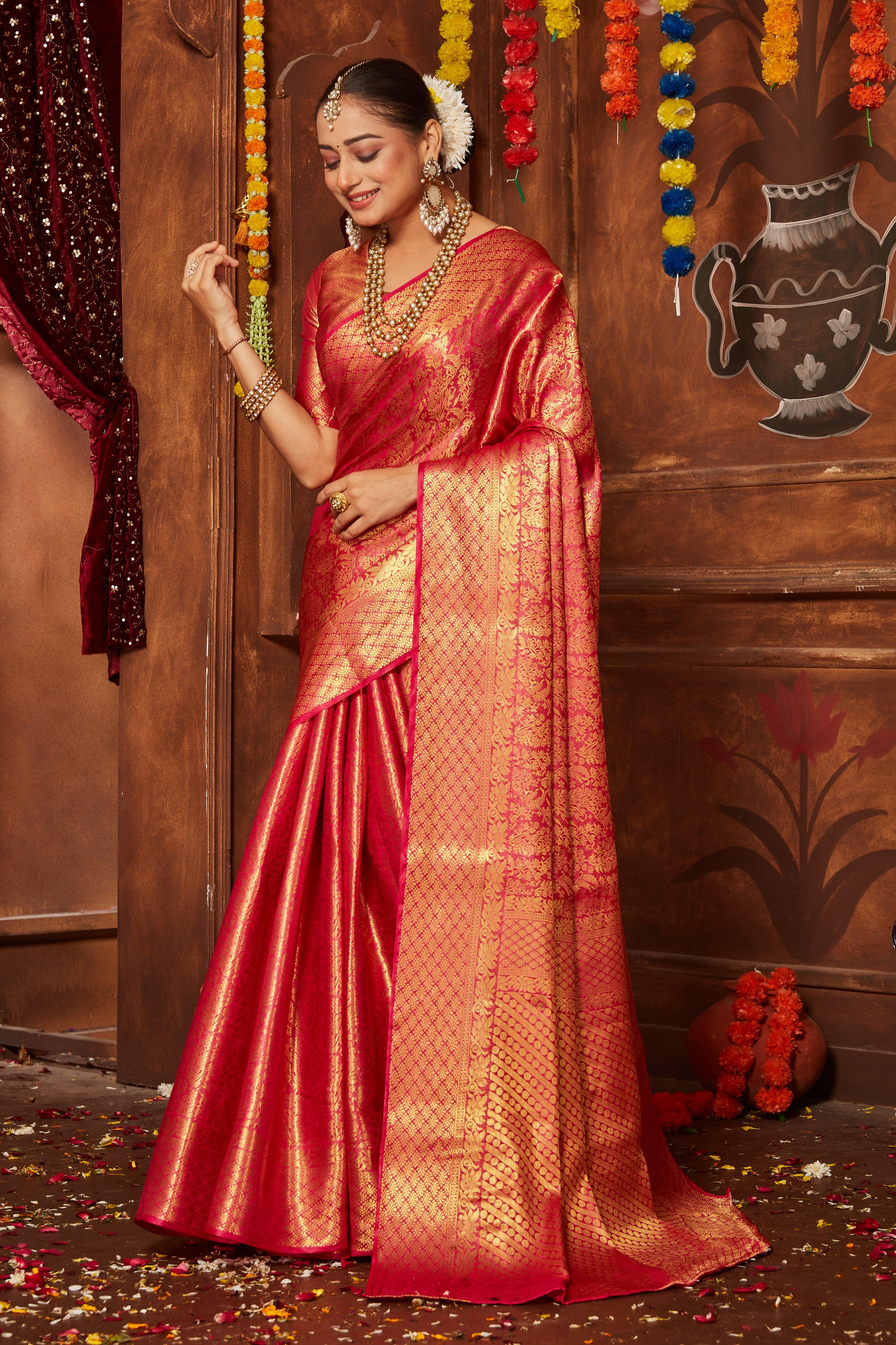 Luxe by Design: Handcrafted Silk Sarees