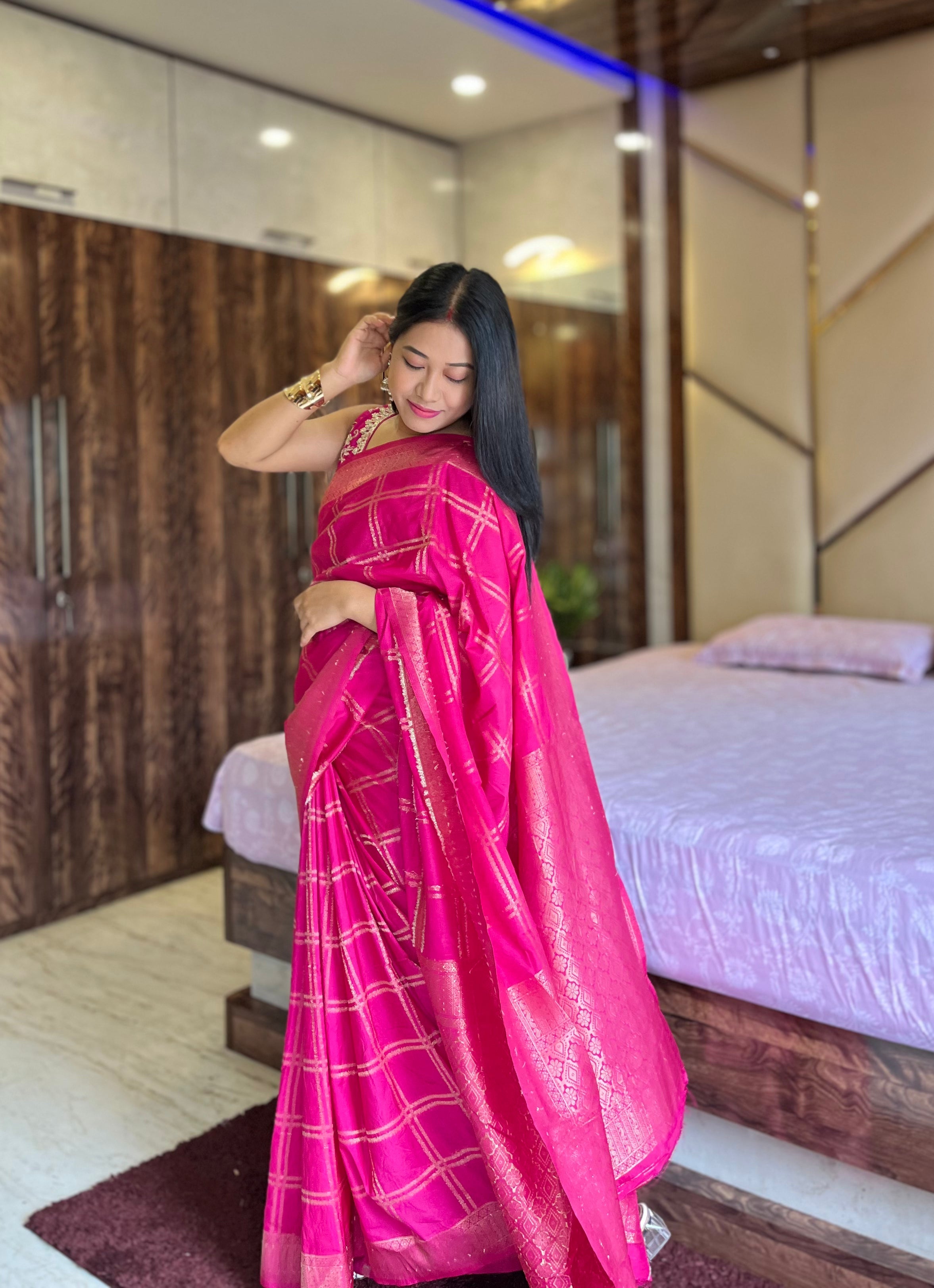 Drape Yourself in Heritage: Pure Brocade Silk Sarees