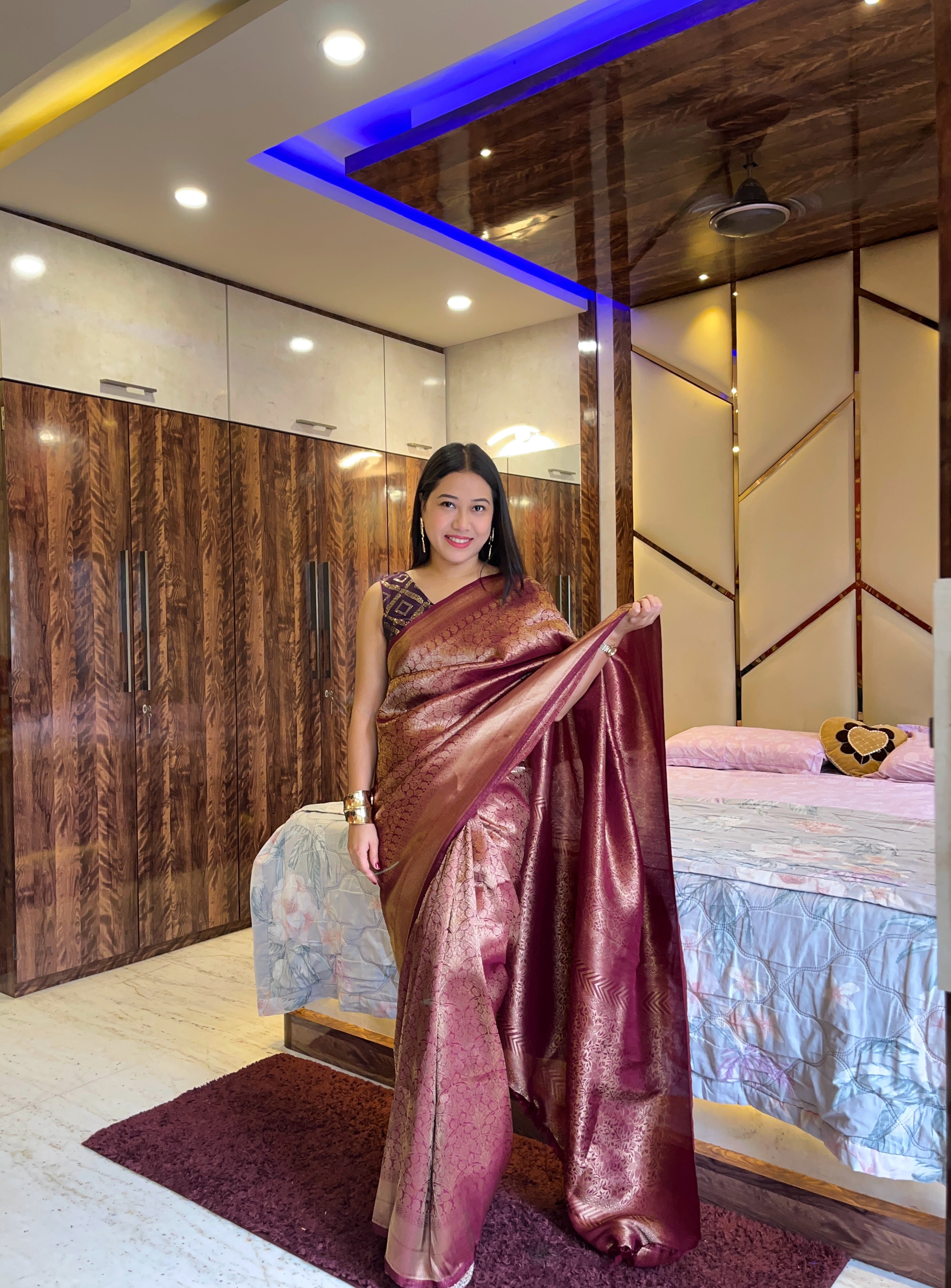 Drape Yourself in Heritage: Pure Brocade Silk by Icultuers