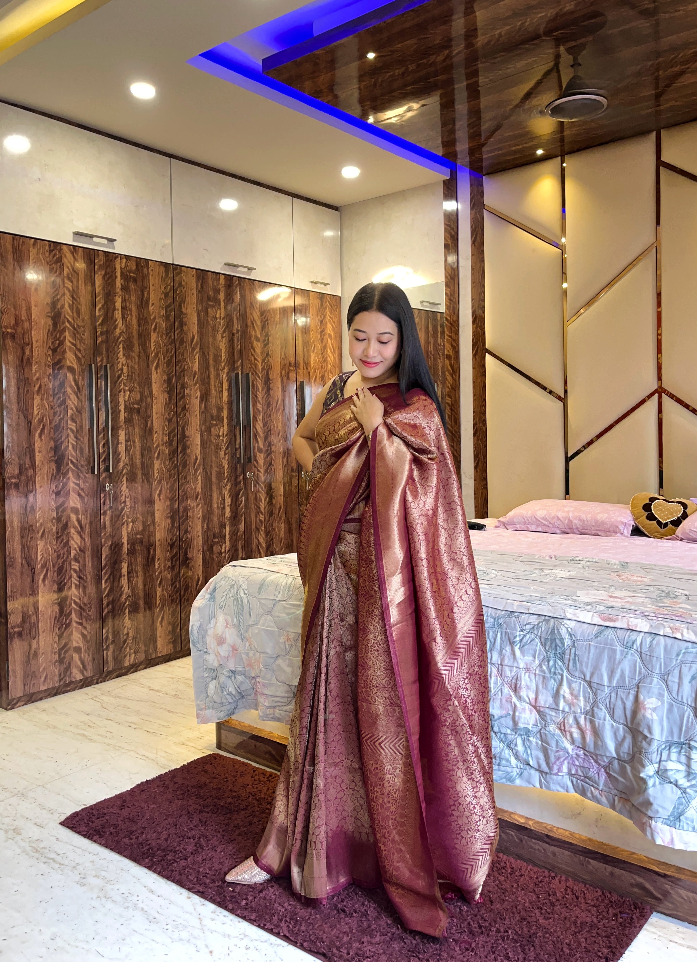 Drape Yourself in Heritage: Pure Brocade Silk by Icultuers