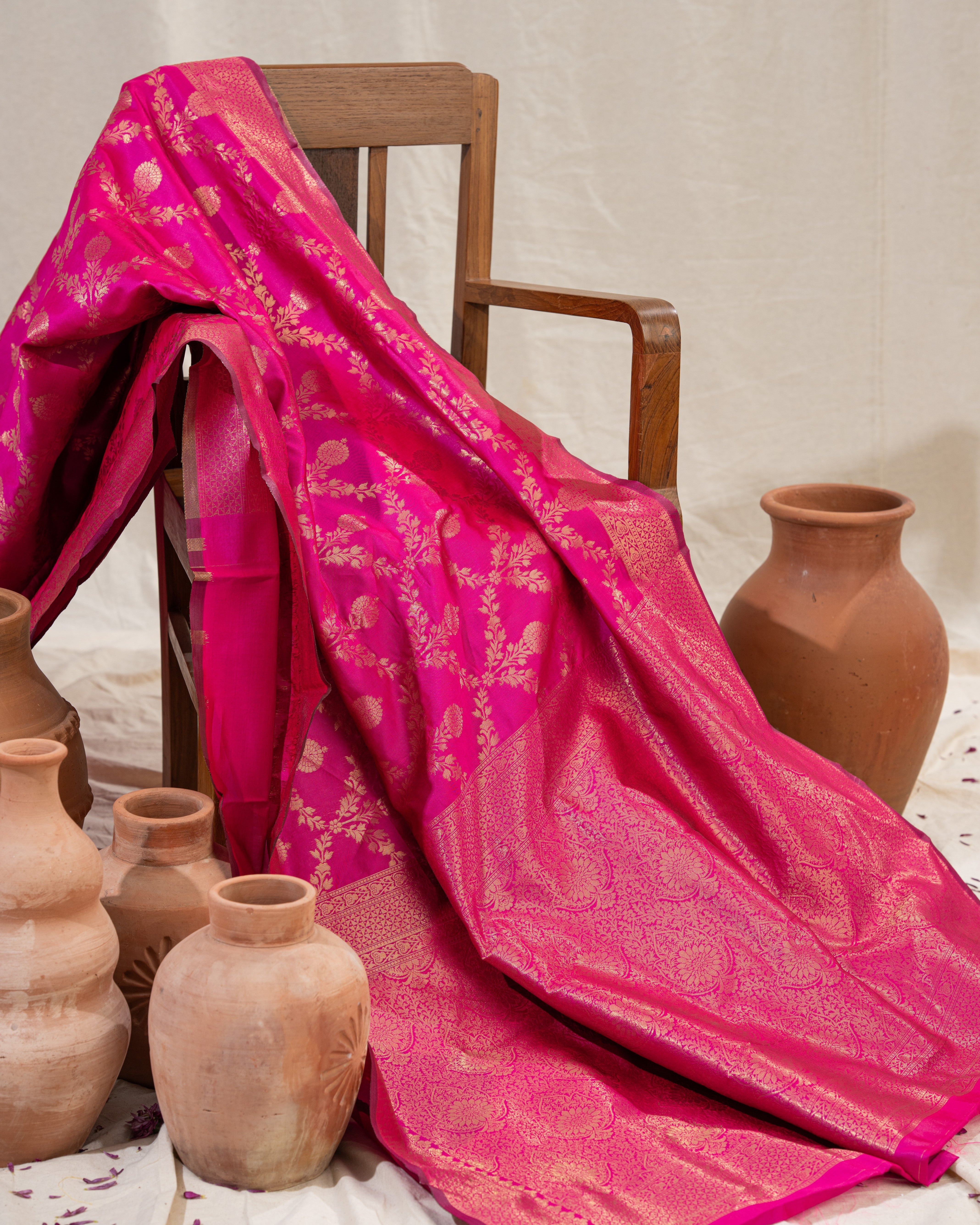 Elegant Plain Silk Sarees for Weddings & Festivals