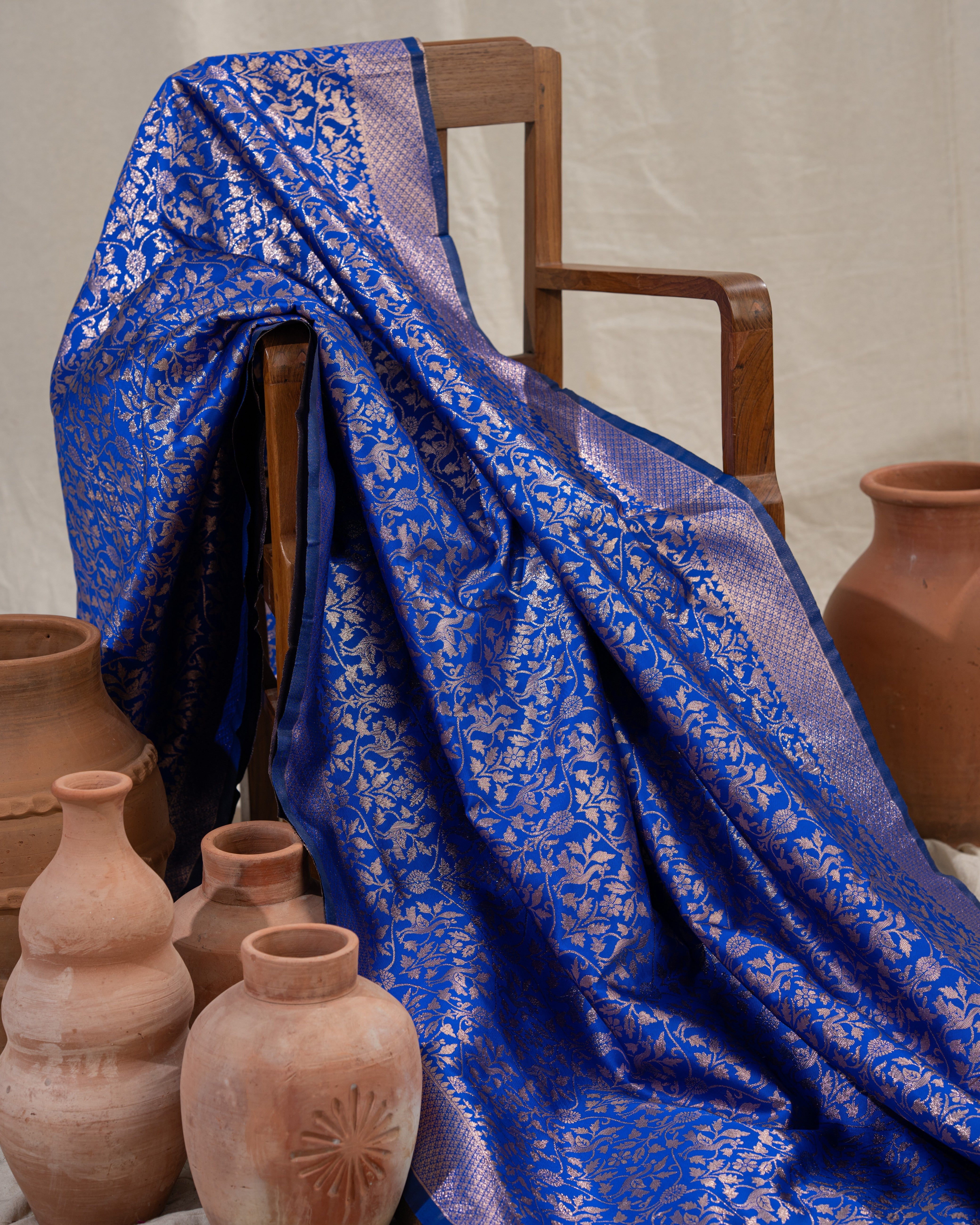 Premium Brocket Silk Sarees Online