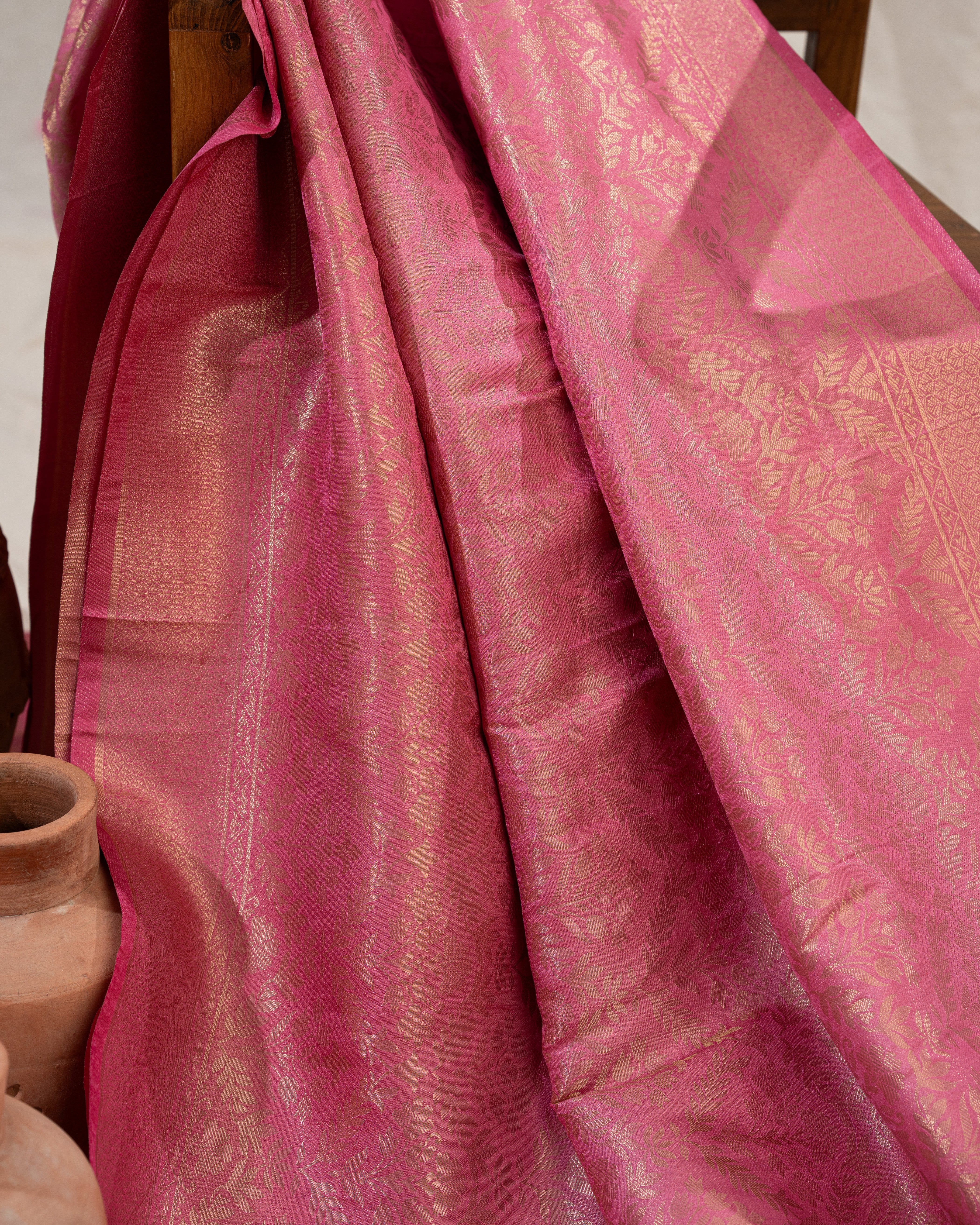 Vibrant Solid Shades with Traditional Weaves