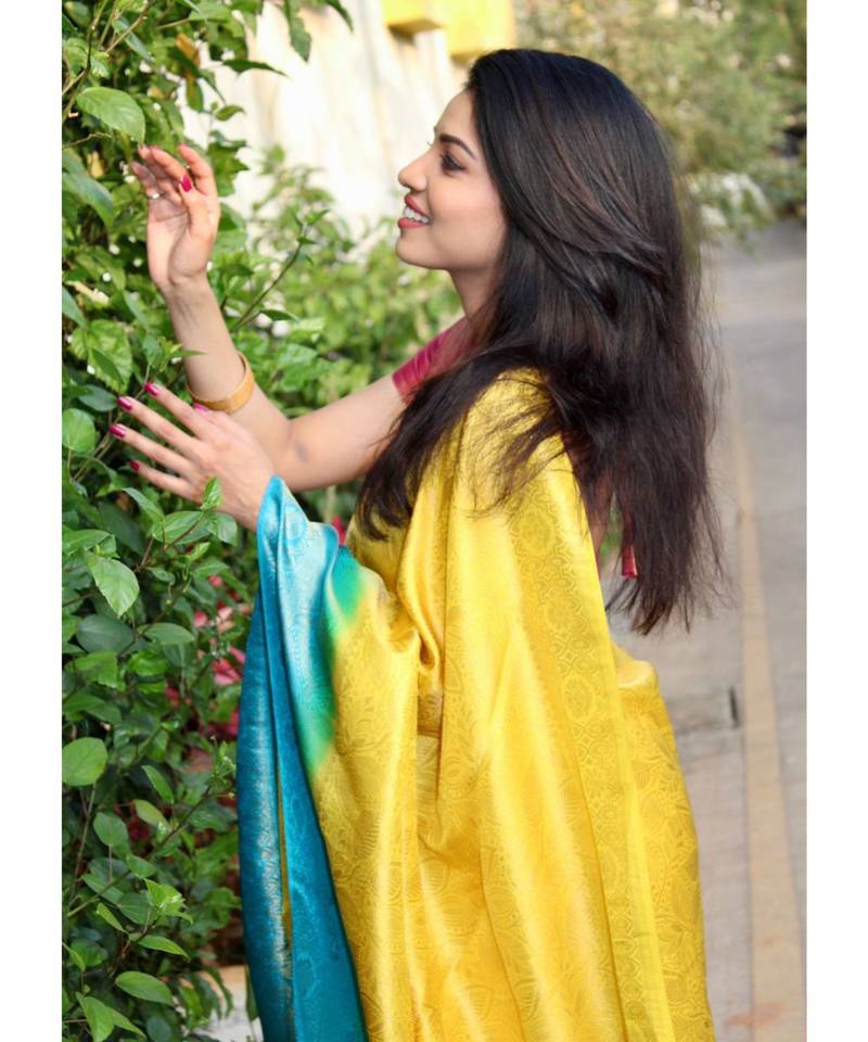 Wedding Wear Yellow Banarasi Soft Silk by Icultuer