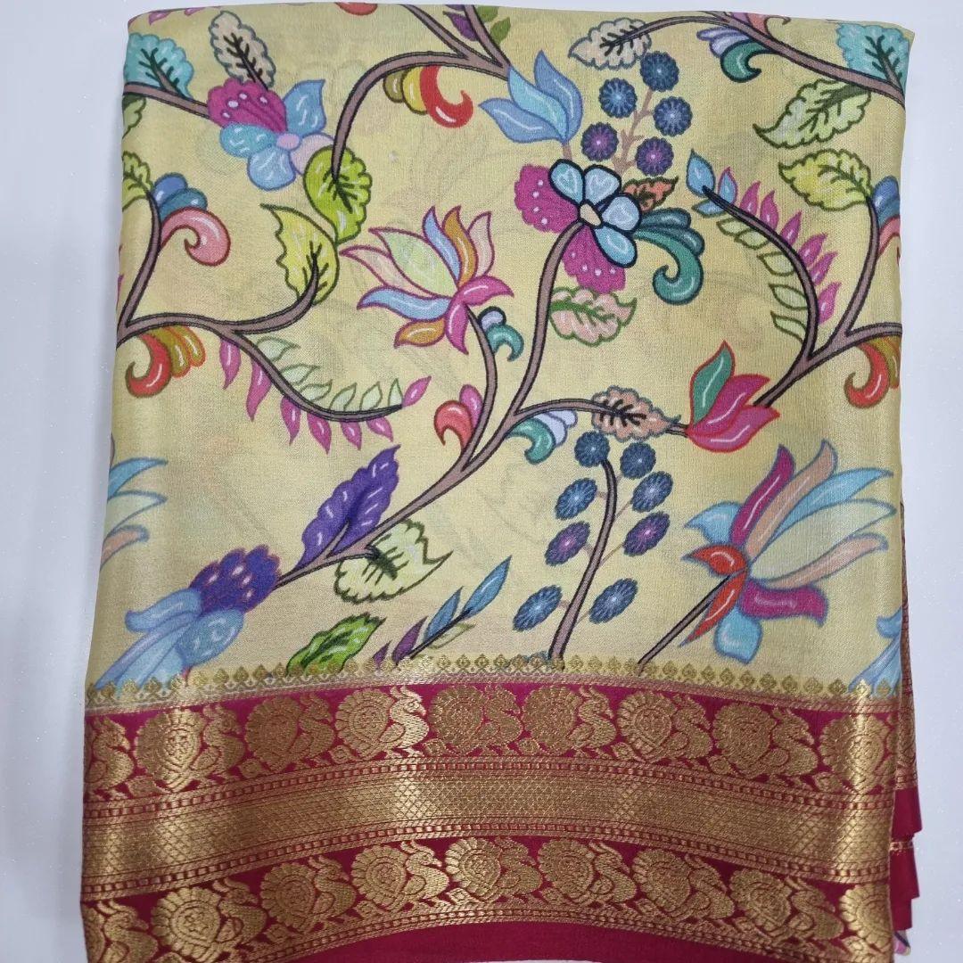 Timeless Elegance: Mysore Printed Crepe Silk Drape