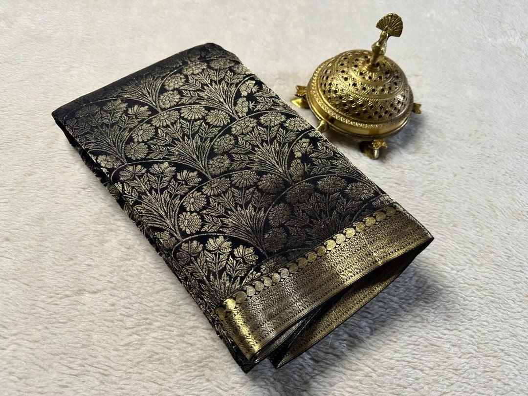 Timeless Beauty: Pure Brocade Mysore Silk by Icultuers for Every Occasion