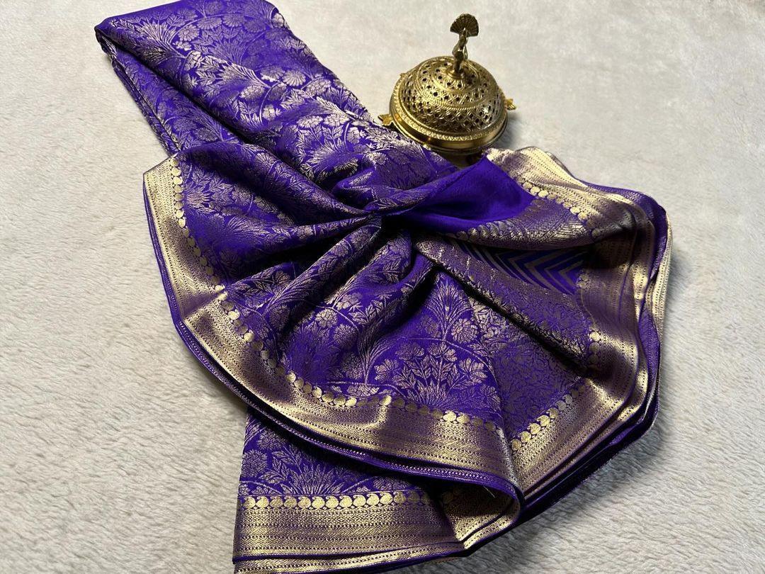 Drape Yourself in Heritage: Pure Brocade Silk by Icultuers