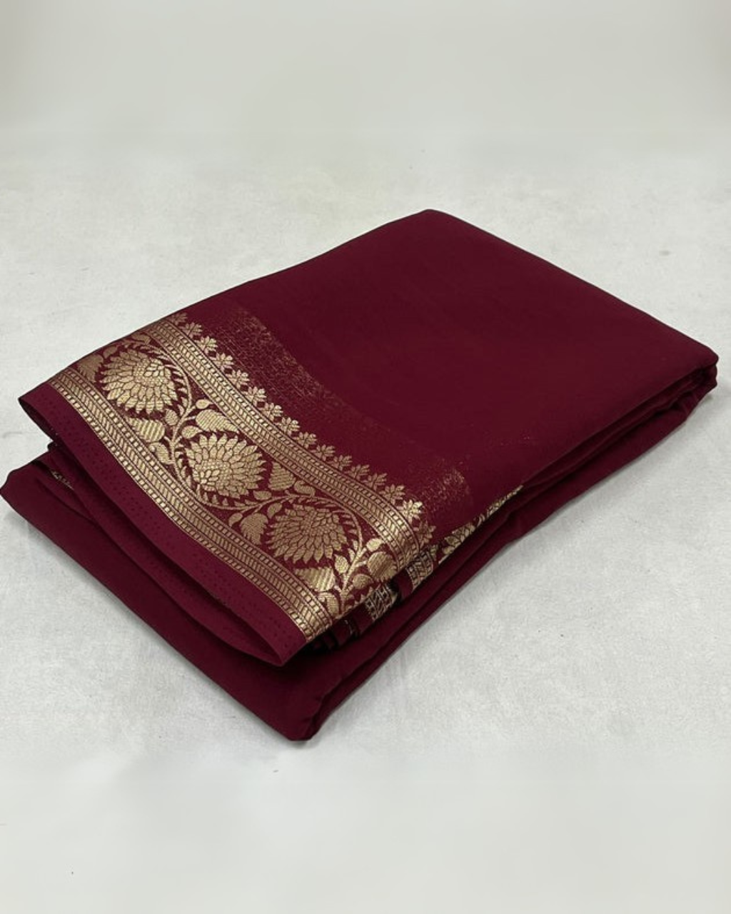 Pure Viscose silk 5/5 Border by Icultuers