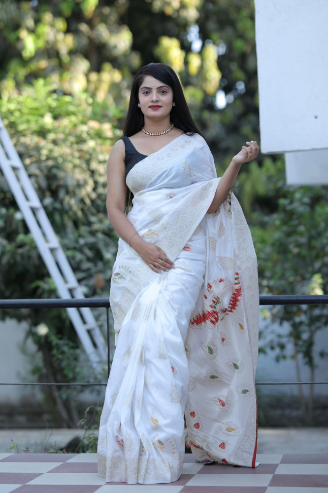 White colour Party wear dolla wedding by Icultuer .