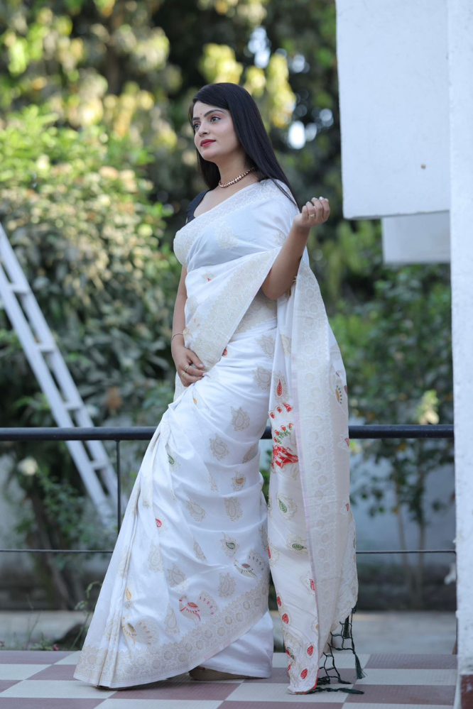 White colour Party wear dolla wedding by Icultuer .