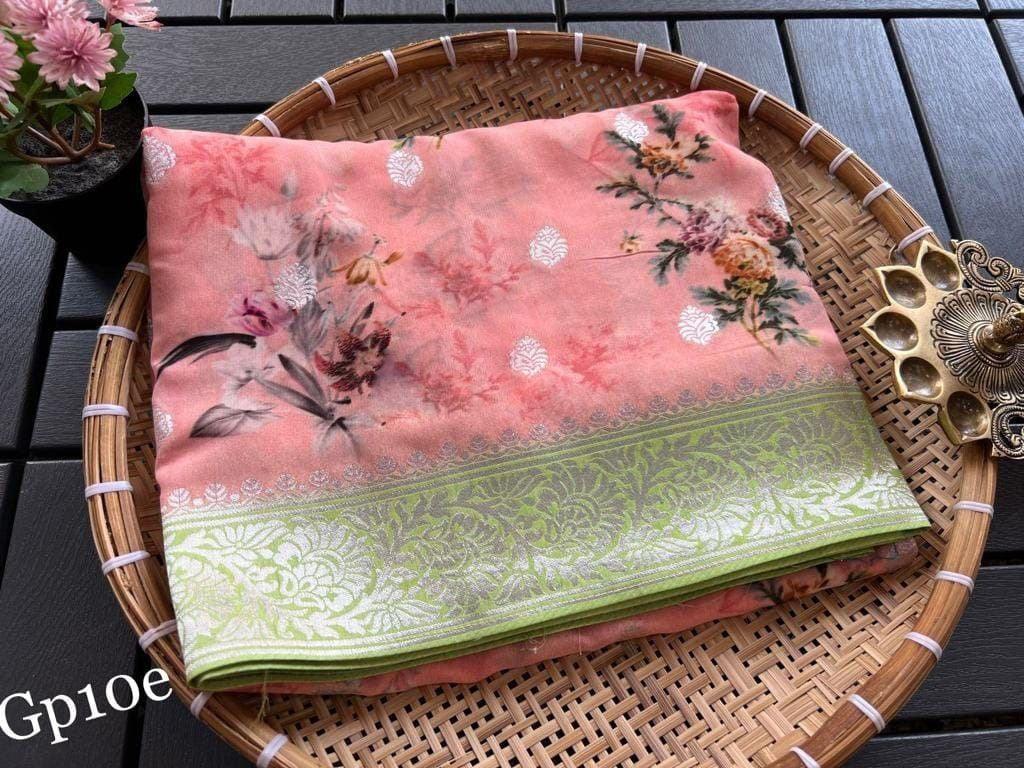 Crepe Georgette Printed by Icultuer – Elegant Lightweight Fabric