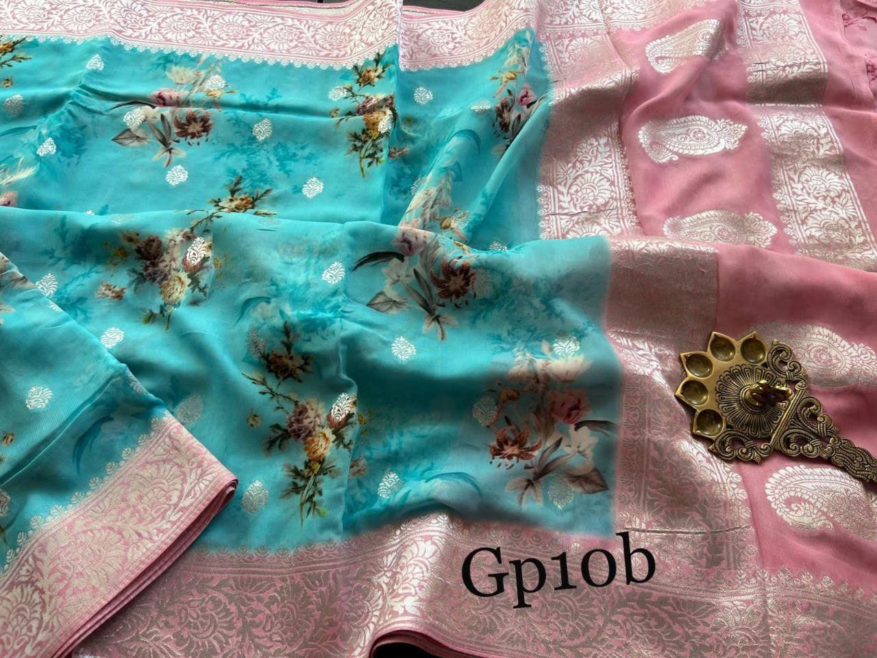 Crepe Georgette Printed by Icultuer – Elegant Lightweight Fabric
